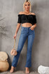 Wash Vintage Wide Leg Jeans